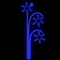 Светодиодная консоль «Фейерверк» (90х250см, статика, IP68, уличная) синий