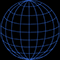 Объемная фигура cветящийся шар «Ажур» (d100см, 3D, 600LED, IP65) синий
