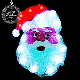 Панно светодиодное «Дед Мороз» (40х29см, 18LED, EVA) 