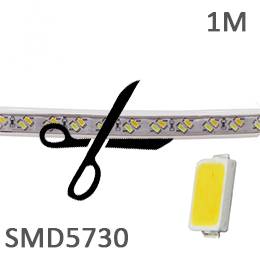 Уличная светодиодная лента SMD5730 нарезка (120LED на 1м, 1м, IP68, сверхъяркий)