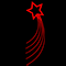 Светодиодная консоль «Комета» (70х250см, статика, IP68, уличная) красный