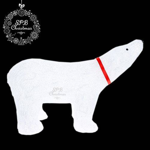 Светодиодная акриловая фигура «Северный медведь» (37х55см, уличная) 