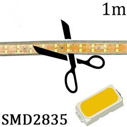Уличная светодиодная лента SMD2835 нарезка (156LED на 1м, 1м, IP68, сверхъяркий)