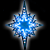 Верхушка на елку «Полярная звезда» (100см, для елей от 8 до 15м)