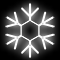 Световой мотив «Снежинка» (40x40см, 56LED) белый
