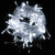 Светодиодная гирлянда с насадками «Снежинки» (100LED, 8м) белый